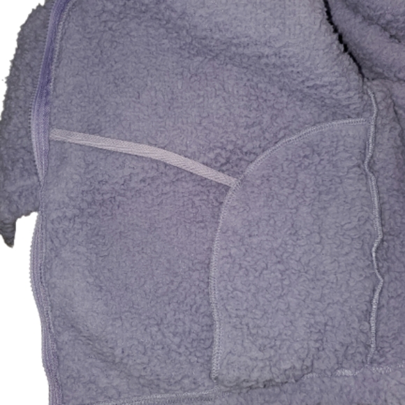 Forever 21 Soft Sherpa Hooded Zip Up Jacket with Pockets - Picture 4 of 7